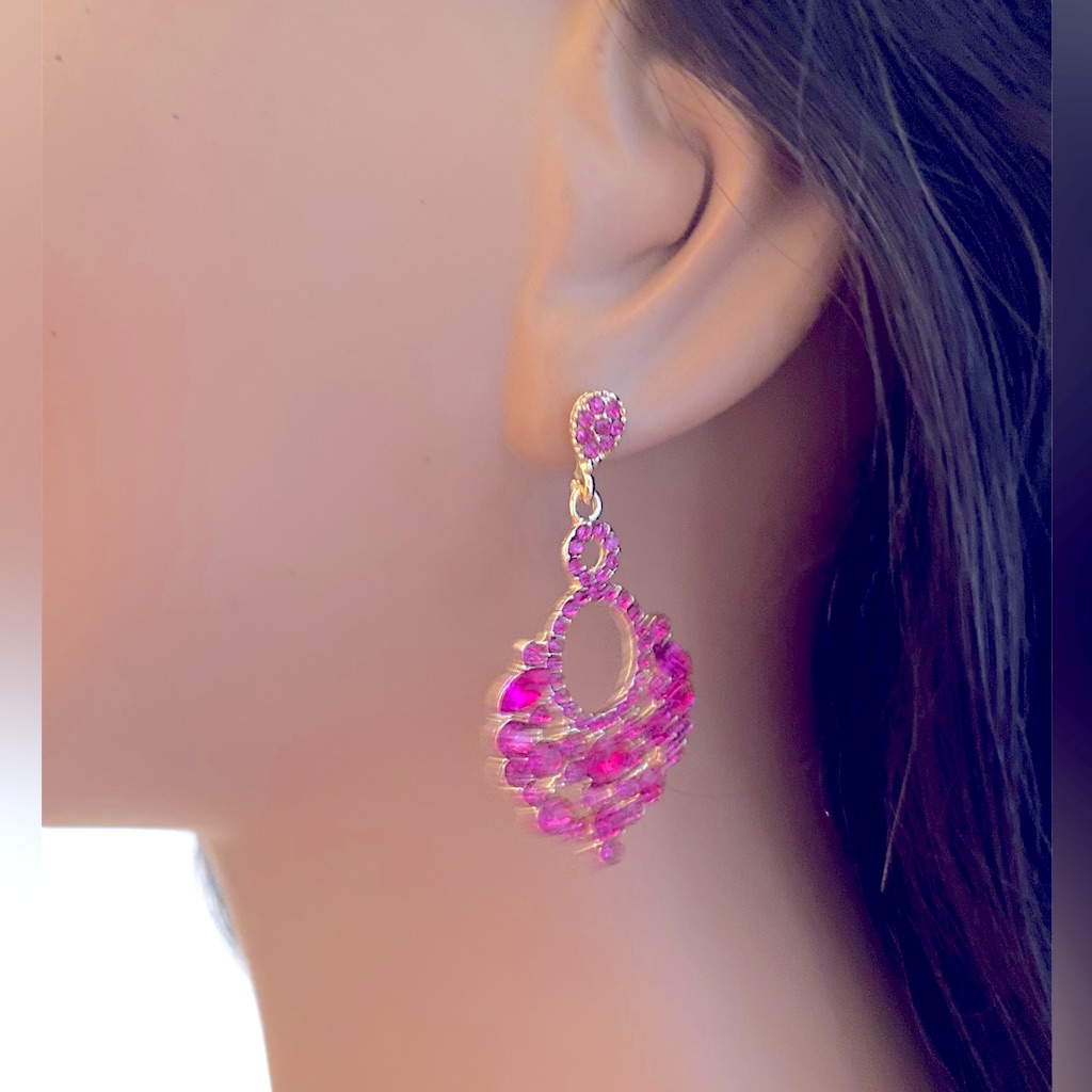 Marquise Crystal Chandelier Evening Earrings